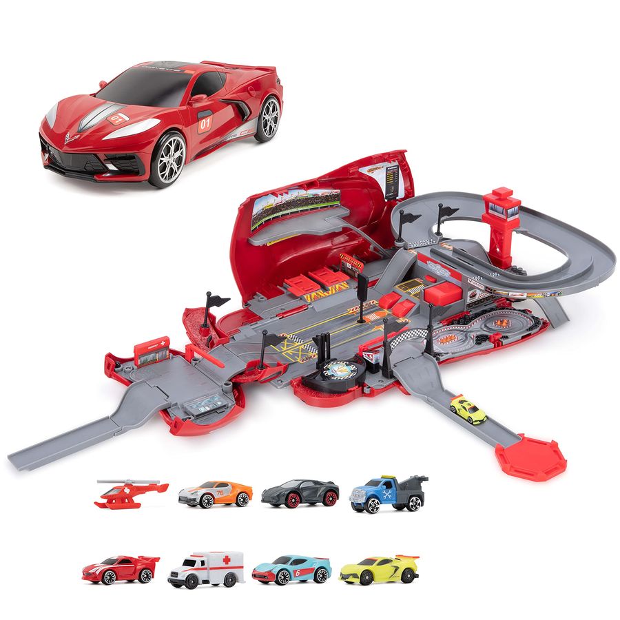 Machines Corvette Raceway Tran - Kids Toys Amazon ulasan dan harga